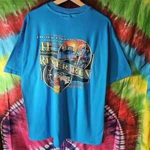 1993 Harley-Davidson Blue River Run Single Stitch Graphic T-Shirt